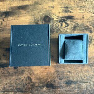 David Yurman Empty Black Leather Bracelet Box
